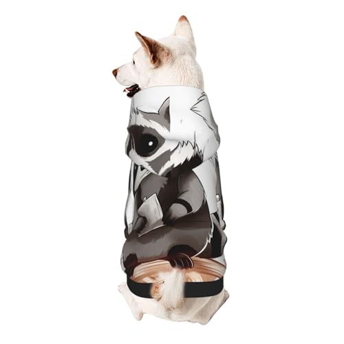 Cartoon-süßer Waschbär-Kapuzenpullover für kleine Haustiere, weich und atmungsaktiv, fusselt nicht leicht Cartoon-süßer Waschbär-Kapuzenpullover für kleine Haustiere, weich und atmungsaktiv, fusselt nicht leicht von ESASAM