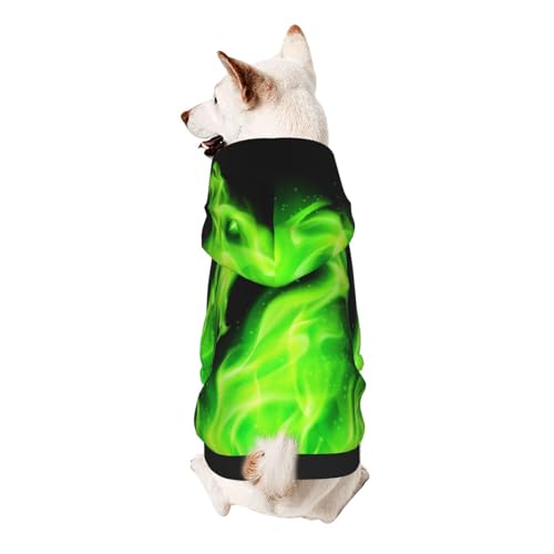 Chinesischer Drache Kapuzenpullover für kleine Haustiere, weich und atmungsaktiv, fusselt nicht leicht Chinesischer Drache Kapuzenpullover für kleine Haustiere, weich und atmungsaktiv, fusselt nicht leicht von ESASAM