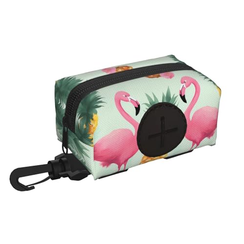 Die pinke Flamingo-Ananas-Mülltasche für Haustiere ist weich und leicht, das perfekte Zubehör für Spaziergänge, Läufe und Wanderungen Die pinke Flamingo-Ananas-Mülltasche für Haustiere ist weich und leicht, das perfekte Zubehör für Spaziergänge, Läufe und Wanderungen von ESASAM