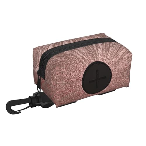 Die rotgoldene, pinke Haustier-Mülltasche ist weich und leicht, das perfekte Zubehör für Spaziergänge, Läufe und Wanderungen von ESASAM