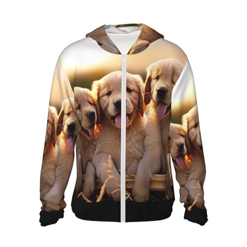 ESASAM Green Grass Kapuzenpullover mit Fußball-Aufdruck, Unisex, Sonnenschutz, UV-Schutz, Golden Retriever, Hunde, Welpen, Haustiere, Größe L ESASAM Green Grass Kapuzenpullover mit Fußball-Aufdruck, Unisex, Sonnenschutz, UV-Schutz, Golden Retriever, Hunde, Welpen, Haustiere, Größe L von ESASAM