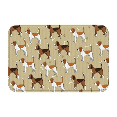 ESASAM Hunde-Saummatte, 40 x 60 cm, Kristallsamt-Einfassung, stilvolle und vielseitige Indoor/Outdoor-Matte, Eingangsmatte, Küchenmatte, Badezimmermatte, dekorative Matte ESASAM Hunde-Saummatte, 40 x 60 cm, Kristallsamt-Einfassung, stilvolle und vielseitige Indoor/Outdoor-Matte, Eingangsmatte, Küchenmatte, Badezimmermatte, dekorative Matte von ESASAM