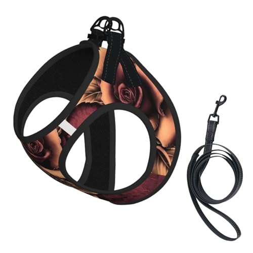 Gothic Rose kompakte Haustier-Strapsweste, das perfekte kleine Haustier für einen bequemen Spaziergang Gothic Rose kompakte Haustier-Strapsweste, das perfekte kleine Haustier für einen bequemen Spaziergang von ESASAM
