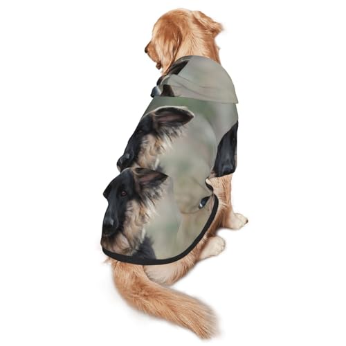 Hundepullover mit Kapuze für große und mittelgroße Haustiere, stilvoll und schön, warm und bequem von ESASAM