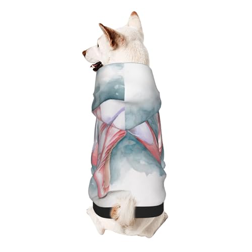 Kapuzenpullover für kleine Haustiere, Balletttänzerin, weich und atmungsaktiv, fusselt nicht leicht Kapuzenpullover für kleine Haustiere, Balletttänzerin, weich und atmungsaktiv, fusselt nicht leicht von ESASAM