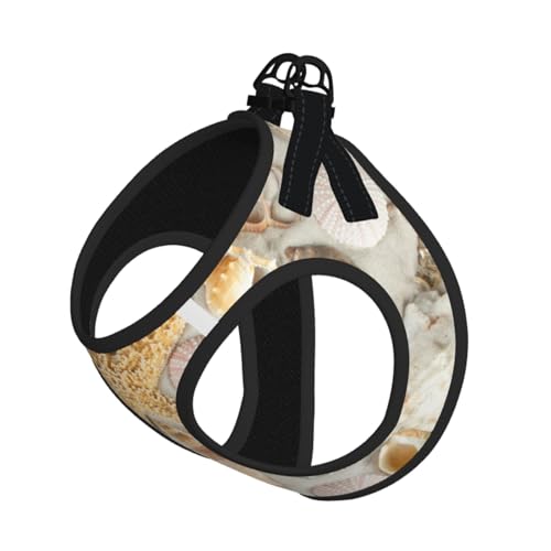 Kompakte Strapsweste für Haustiere, Seestern, Muscheln, Sandstrand, das perfekte kleine Haustier für einen bequemen Spaziergang Kompakte Strapsweste für Haustiere, Seestern, Muscheln, Sandstrand, das perfekte kleine Haustier für einen bequemen Spaziergang von ESASAM