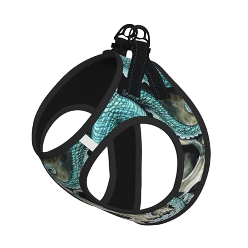 Kompakte Strapsweste für Haustiere, Totenkopf-Oktopus-Kunst - das perfekte kleine Haustier für einen bequemen Spaziergang Kompakte Strapsweste für Haustiere, Totenkopf-Oktopus-Kunst - das perfekte kleine Haustier für einen bequemen Spaziergang von ESASAM