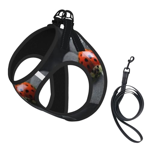 Ladybug Daisy kompakte Haustier-Strapsweste, das perfekte kleine Haustier für einen bequemen Spaziergang von ESASAM