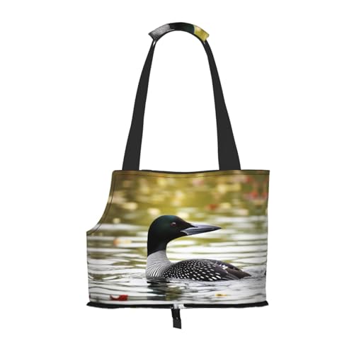 Loon Nature Vogel tragbare faltbare Haustier-Schultertasche - Reisebegleiter von kleinen Cutes von ESASAM