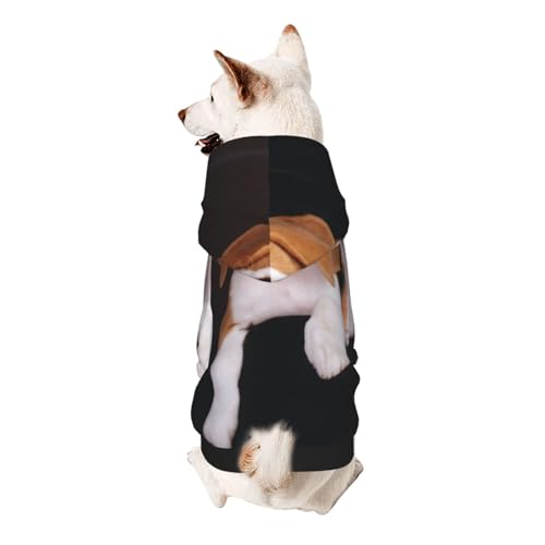Ovely Hunde-Kapuzenpullover mit Beagle-Motiv, weich und atmungsaktiv, fusselt nicht leicht von ESASAM
