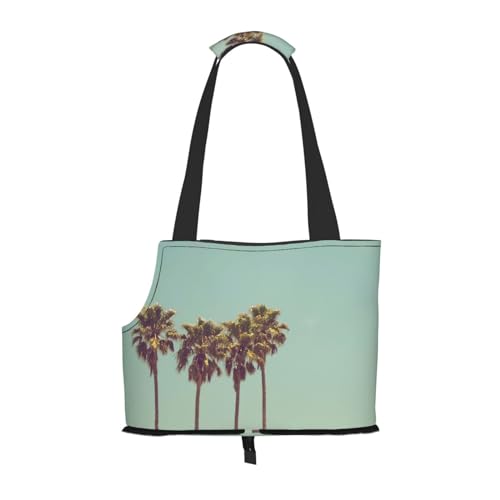 Palm Tree Haustier-Tragetasche, kompakt und bequem, tragbare Haustier-Tragetasche für Reisen, von Fluggesellschaften zugelassen, Haustier-Tragetasche, Outdoor und faltbare Haustier-Tragetasche Palm Tree Haustier-Tragetasche, kompakt und bequem, tragbare Haustier-Tragetasche für Reisen, von Fluggesellschaften zugelassen, Haustier-Tragetasche, Outdoor und faltbare Haustier-Tragetasche von ESASAM