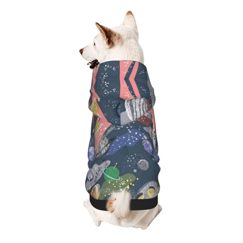 Planet Kapuzenpullover für kleine Haustiere, weich und atmungsaktiv, fusselt nicht leicht Planet Kapuzenpullover für kleine Haustiere, weich und atmungsaktiv, fusselt nicht leicht von ESASAM