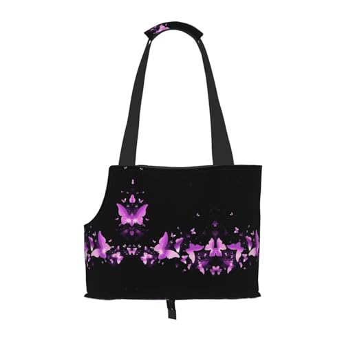 Schmetterling Lila Tragbare Faltbare Haustier Schulter Tasche-Reisebegleiter von kleinen Cutes Schmetterling Lila Tragbare Faltbare Haustier Schulter Tasche-Reisebegleiter von kleinen Cutes von ESASAM