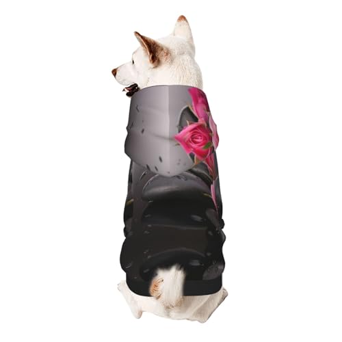 Spa Kapuzenpullover mit Steinen und Rosenblüten, weich und atmungsaktiv, fusselt nicht leicht Spa Kapuzenpullover mit Steinen und Rosenblüten, weich und atmungsaktiv, fusselt nicht leicht von ESASAM