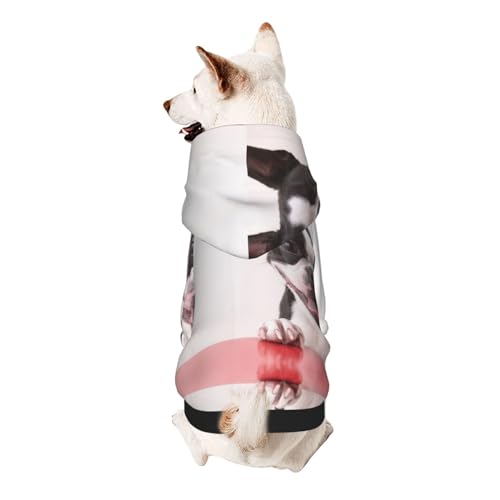 Süßer Hunde-Kapuzenpullover für kleine Haustiere, weich und atmungsaktiv, fusselt nicht leicht von ESASAM
