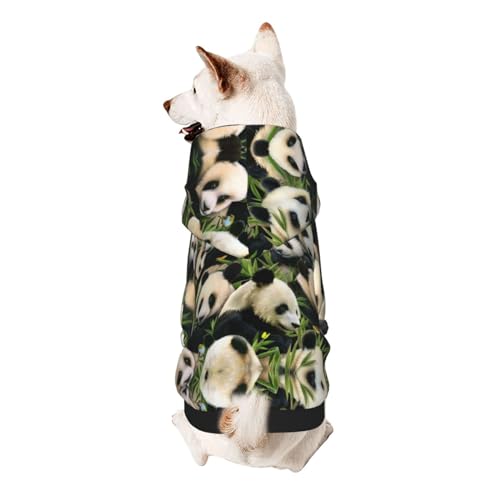 Süßer Panda-Kapuzenpullover für kleine Haustiere, weich und atmungsaktiv, fusselt nicht leicht Süßer Panda-Kapuzenpullover für kleine Haustiere, weich und atmungsaktiv, fusselt nicht leicht von ESASAM