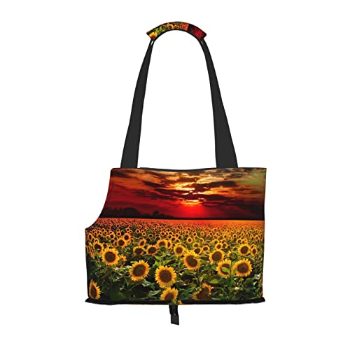 Sunset Sunflower Haustier-Tragetasche – kompakt und bequem, tragbare Haustier-Tragetasche für Reisen – von Fluggesellschaften zugelassene Haustier-Tragetasche für den Außenbereich und faltbare Sunset Sunflower Haustier-Tragetasche – kompakt und bequem, tragbare Haustier-Tragetasche für Reisen – von Fluggesellschaften zugelassene Haustier-Tragetasche für den Außenbereich und faltbare von ESASAM