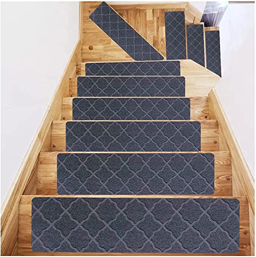 ESBANT Teppich-Treppenstufen-Set,Treppenteppiche für und Hunde,weiche Treppenstufen,rutschfeste Teppichmatte,20,3 x 76,2 cm,Selbstklebende Treppenstufen für Treppenstufen im Innen- und Außenbereich ESBANT Teppich-Treppenstufen-Set,Treppenteppiche für und Hunde,weiche Treppenstufen,rutschfeste Teppichmatte,20,3 x 76,2 cm,Selbstklebende Treppenstufen für Treppenstufen im Innen- und Außenbereich von ESBANT