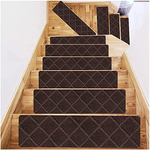 ESBANT Teppich-Treppenstufen-Set,Treppenteppiche für und Hunde,weiche Treppenstufen,rutschfeste Teppichmatte,20,3 x 76,2 cm,Selbstklebende Treppenstufen für Treppenstufen im Innen- und Außenbereich ESBANT Teppich-Treppenstufen-Set,Treppenteppiche für und Hunde,weiche Treppenstufen,rutschfeste Teppichmatte,20,3 x 76,2 cm,Selbstklebende Treppenstufen für Treppenstufen im Innen- und Außenbereich von ESBANT
