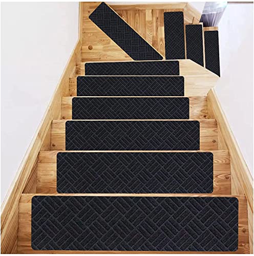 ESBANT Teppich-Treppenstufen-Set,Treppenteppiche für und Hunde,weiche Treppenstufen,rutschfeste Teppichmatte,20,3 x 76,2 cm,Selbstklebende Treppenstufen für Treppenstufen im Innen- und Außenbereich ESBANT Teppich-Treppenstufen-Set,Treppenteppiche für und Hunde,weiche Treppenstufen,rutschfeste Teppichmatte,20,3 x 76,2 cm,Selbstklebende Treppenstufen für Treppenstufen im Innen- und Außenbereich von ESBANT