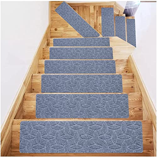 ESBANT Teppich-Treppenstufen-Set,Treppenteppiche für und Hunde,weiche Treppenstufen,rutschfeste Teppichmatte,20,3 x 76,2 cm,Selbstklebende Treppenstufen für Treppenstufen im Innen- und Außenbereich ESBANT Teppich-Treppenstufen-Set,Treppenteppiche für und Hunde,weiche Treppenstufen,rutschfeste Teppichmatte,20,3 x 76,2 cm,Selbstklebende Treppenstufen für Treppenstufen im Innen- und Außenbereich von ESBANT