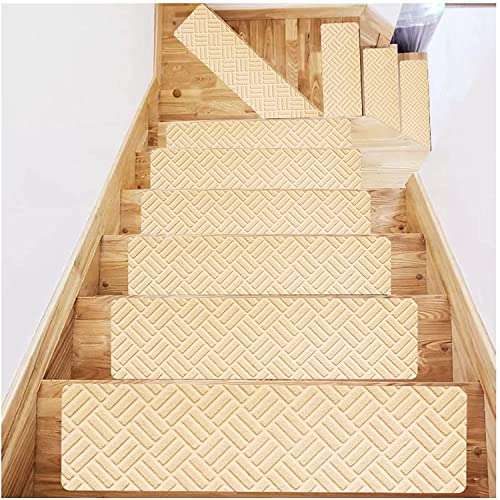 ESBANT Teppich-Treppenstufen-Set,Treppenteppiche für und Hunde,weiche Treppenstufen,rutschfeste Teppichmatte,20,3 x 76,2 cm,Selbstklebende Treppenstufen für Treppenstufen im Innen- und Außenbereich ESBANT Teppich-Treppenstufen-Set,Treppenteppiche für und Hunde,weiche Treppenstufen,rutschfeste Teppichmatte,20,3 x 76,2 cm,Selbstklebende Treppenstufen für Treppenstufen im Innen- und Außenbereich von ESBANT