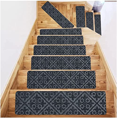 ESBANT Teppich-Treppenstufen-Set,Treppenteppiche für und Hunde,weiche Treppenstufen,rutschfeste Teppichmatte,20,3 x 76,2 cm,Selbstklebende Treppenstufen für Treppenstufen im Innen- und Außenbereich ESBANT Teppich-Treppenstufen-Set,Treppenteppiche für und Hunde,weiche Treppenstufen,rutschfeste Teppichmatte,20,3 x 76,2 cm,Selbstklebende Treppenstufen für Treppenstufen im Innen- und Außenbereich von ESBANT