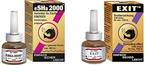 ESHA 2000 20 ml Exit 20 ml Sparpack. Zierfisch Medikament. von ESHA