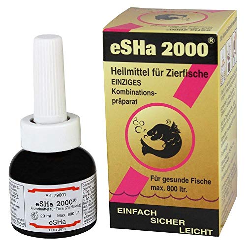 ESHA 2000 Kombinationspräparat 20ml für 800 Liter Schimmelbildung bakterielle Infektion Schleimhaut Würmer Parasiten von eSHa