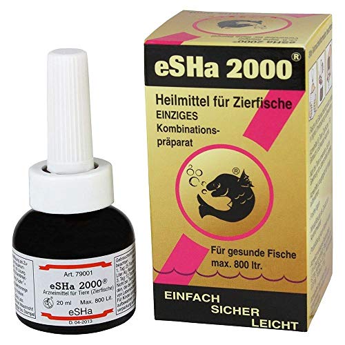 ESHA 2000 Kombinationspräparat 20ml für 800 Liter Schimmelbildung bakterielle Infektion Schleimhaut Würmer Parasiten von ESHA