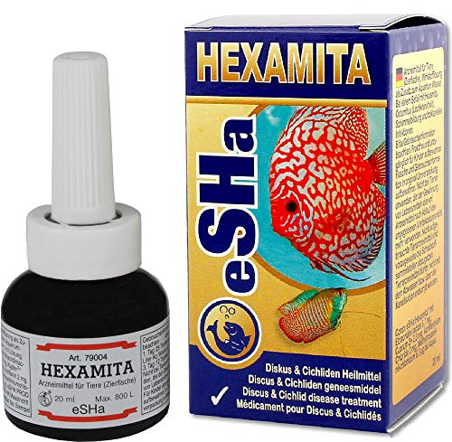 ESHA hexamita Diskus 20ml für 800 Liter Lochkrankheit Schimmelbildung bakterielle Infektionen von JOYGIFT