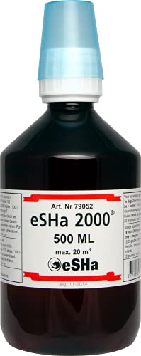 eSHa 2000 – Breitbandheilmittel gegen Verpilzungen, Flossenfäule und bakterielle Krankheiten - 500 ml von eSHa
