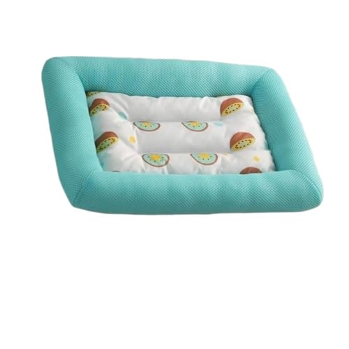 ESMENATZLS Kühlmatte für den Sommer, Fruchtform, kühles Eisseide, Isomatte für Hunde, Katzen, Kleintiere, weich, feuchtigkeitsbeständige Matratze (L-Kiwi) von ESMENATZLS