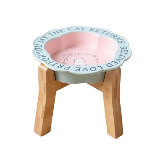 Lacy Katzennapf, Anti-schwarzes Kinn, Katzen-Dosenfutterschale, Keramik, Hundefutter, Wassernapf für Katzen, Katzennapf, Rack(B-03) von ESMENATZLS