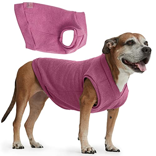 ESPAWDA Lässiges Hunde-Sweatshirt aus Baumwolle für kleine Hunde, mittelgroße Hunde, große Hunde (groß, Hot Pink) von ESPAWDA