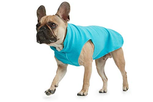 ESPAWDA Weiche und kuschelige Stretch-Fleece-Hundeweste für kleine Hunde, mittelgroße Hunde, große Hunde (3XL, Surf Blue) von ESPAWDA