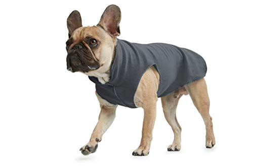 ESPAWDA Weiche und kuschelige Stretch-Fleece-Pulloverjacke für kleine Hunde, mittelgroße Hunde, große Hunde (2X-Large, City Grey) von ESPAWDA