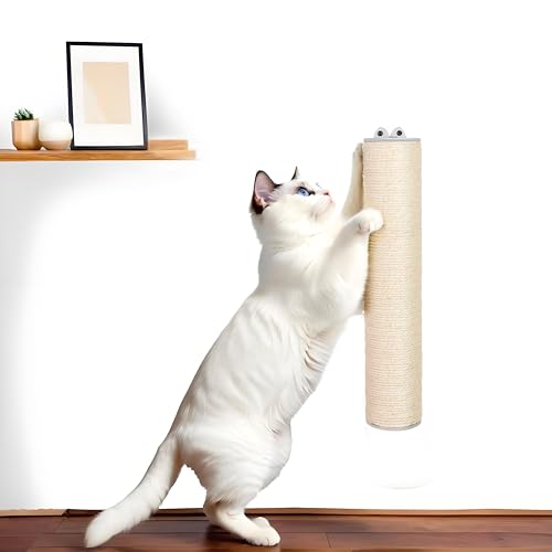 ESPETS Sisalseil Stabiler Katzenkratzbaum - Wandkratzer für Indoor-Katzen, 1 Krawatte Vertikale Katzenkletterstange, Katzenwandmöbel ESPETS Sisalseil Stabiler Katzenkratzbaum - Wandkratzer für Indoor-Katzen, 1 Krawatte Vertikale Katzenkletterstange, Katzenwandmöbel von ESPETS