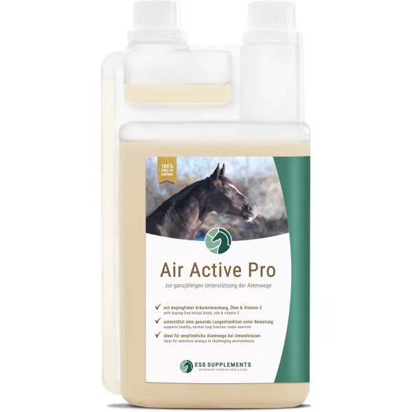 Ess Supplements Air Active Pro 1L Zur ganzjährigen Unterstützung der Atemwege Ess Supplements Air Active Pro 1L Zur ganzjährigen Unterstützung der Atemwege von ESS Supplements