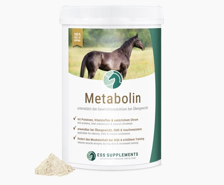 Ess Supplements Metabolin 1 kg Für Pferde mit Ems Ess Supplements Metabolin 1 kg Für Pferde mit Ems von ESS Supplements