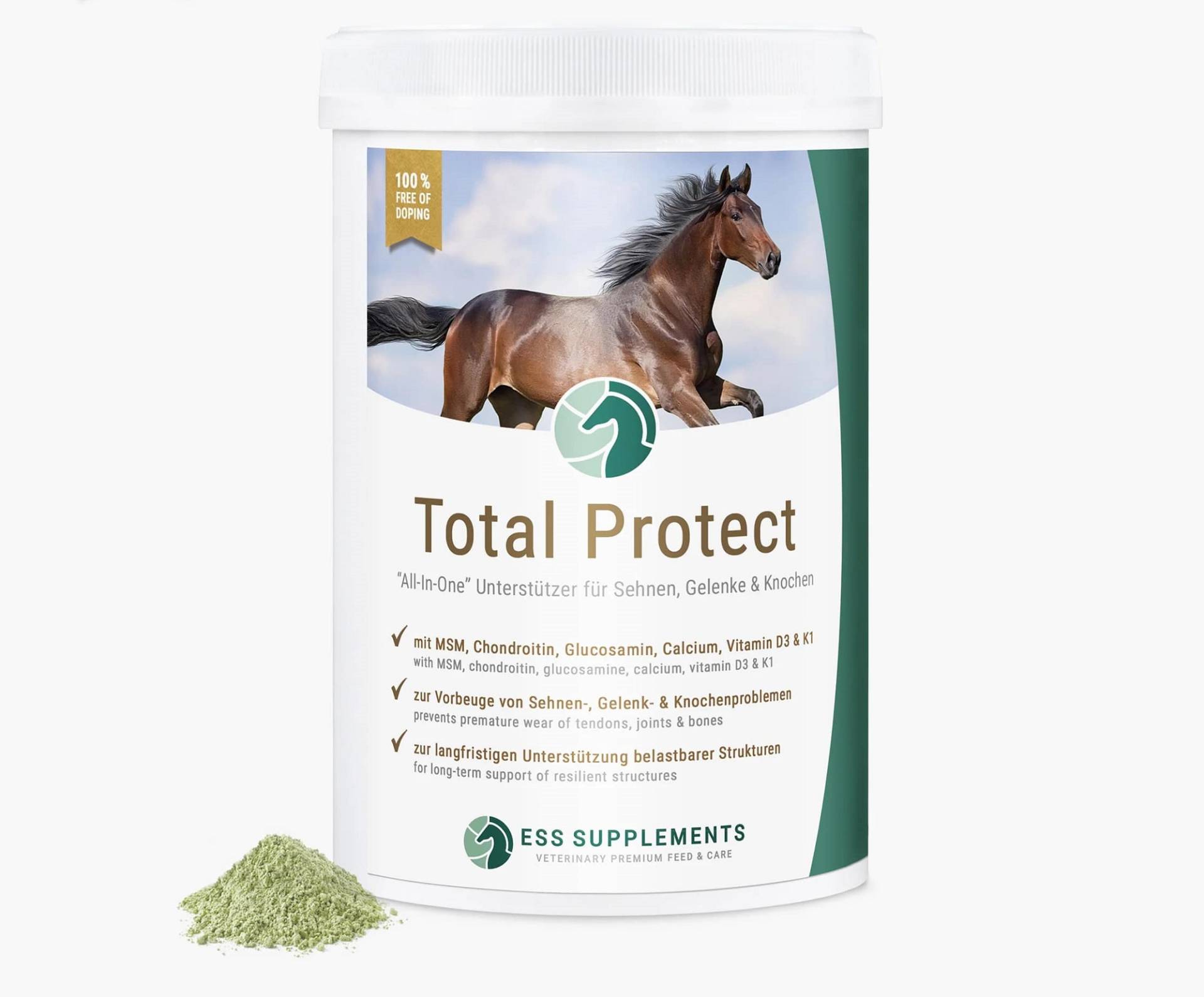 Ess Supplements Total Protect 650g Bei Sehnen- & Gelenkproblemen Ess Supplements Total Protect 650g Bei Sehnen- & Gelenkproblemen von ESS Supplements