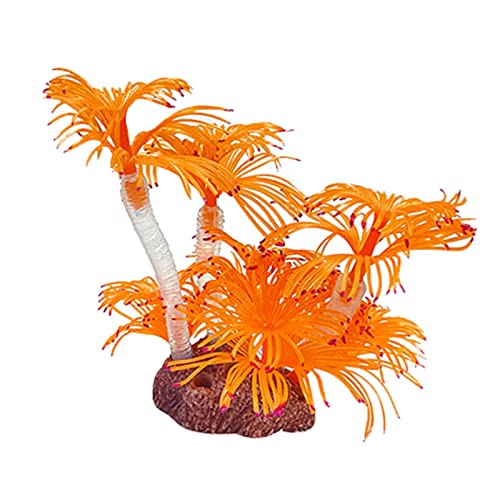 ESTCNK Silikon-Korallenornamente, Aquarium-Dekoration, 14 x 8 x 14 cm, künstliche Korallenornamente, Fisch für Korallendekoration ESTCNK Silikon-Korallenornamente, Aquarium-Dekoration, 14 x 8 x 14 cm, künstliche Korallenornamente, Fisch für Korallendekoration von ESTCNK