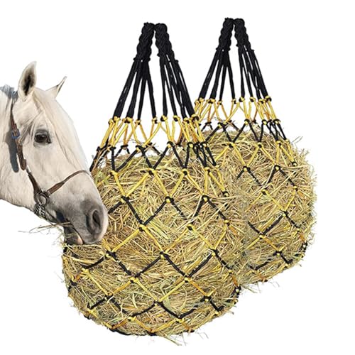 ESTCNK Web Heutasche, Aufbewahrungstasche, langsames Füttern, Heutasche, Pferde-Webtasche, mehrere Größen, große Kapazität, Futtertasche von ESTCNK