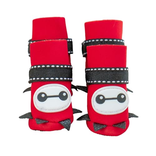 ESTINTENG Haustier-Hundeschuhe, goldener Pelzbären, Schnauzer, Bom, Teddy, kleine und mittelgroße Hunde, wasserdicht, für große Hunde, Sommer, Haustier-Regenschuhe, rot, Indoor-S ESTINTENG Haustier-Hundeschuhe, goldener Pelzbären, Schnauzer, Bom, Teddy, kleine und mittelgroße Hunde, wasserdicht, für große Hunde, Sommer, Haustier-Regenschuhe, rot, Indoor-S von ESTINTENG