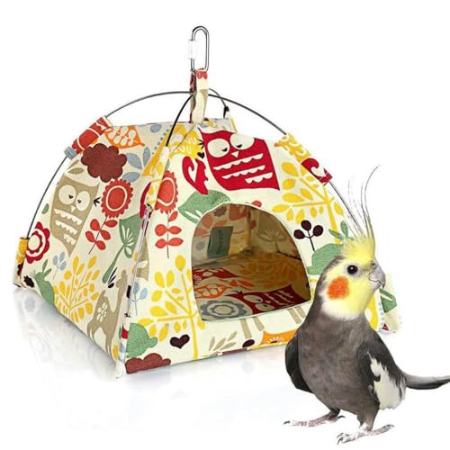 Vogelnest Hängende Käfig Haus Bett Papagei Habitat Höhle Hängende Zelt Sittich Schlaf Hütte Hängematte Häuser Drop Schiff von ESUKAR