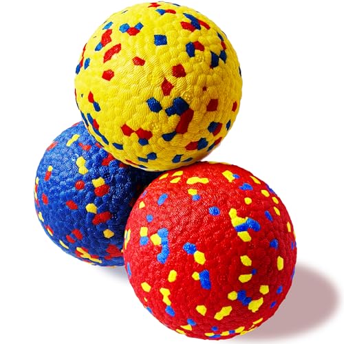ESYLIF 3 x Hundespielzeugbälle, interaktives Hundespielzeug, neues Geschenk, Zahnspielzeug für aggressive Kauer, langlebig, robust, unzerstörbar, Kauspielzeug für kleine, mittelgroße und große Rassen ESYLIF 3 x Hundespielzeugbälle, interaktives Hundespielzeug, neues Geschenk, Zahnspielzeug für aggressive Kauer, langlebig, robust, unzerstörbar, Kauspielzeug für kleine, mittelgroße und große Rassen von ESYLIF