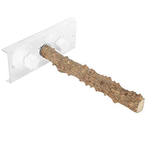 25cm Papagei Outdoor Tragbare Holzstange Haustier Vogel Dusche Barsch mit Saugnapf von ETAINGYEUN