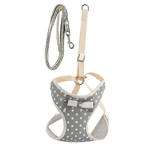 Atmungsaktierbares Katzenwestekabelbaum Verstellbarer Leinen-Haustier Anti-Eskape-Wandergürtel für alle Katzen geeignet (Large Size (Suitable for 10-16 catties)) von ETAINGYEUN