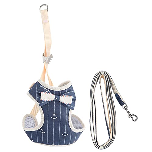 Atmungsaktierbares Katzenwestekabelbaum Verstellbarer Leinen-Haustier Anti-Eskape-Wandergürtel für alle Katzen geeignet (Medium Size (Suitable for 6-12 catties)) von ETAINGYEUN