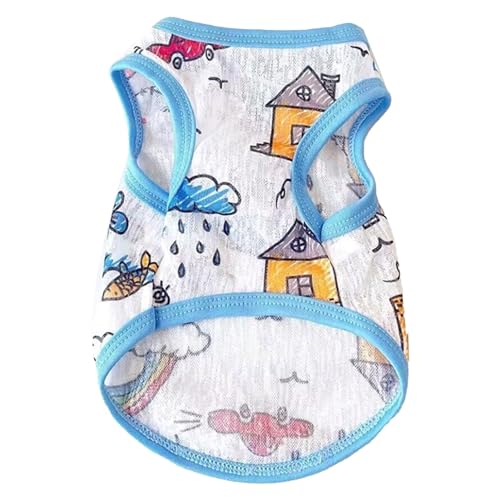 Atmungsfreie und leichte Haustierweste für kleine Hunde und Katzen, leicht zu reinigendes Netzdesign, geeignet für den Gebrauch in Innen- und Außenbereich (Mesh Vest XL) von ETAINGYEUN